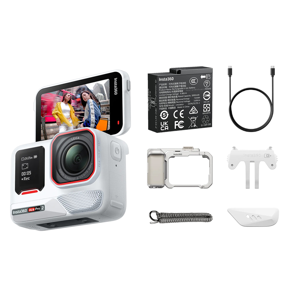 Insta360 ACE PRO 2 單電版 街拍套組 白色 東城代理商公司貨