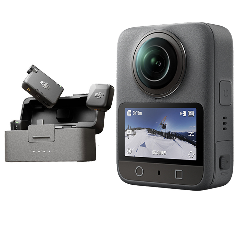 DJI 大疆 OSMO 360 暢拍套裝 公司貨+MIC MINI 一對二麥克風
