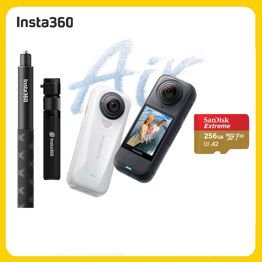 Insta360 X4 Air 8K全景運動相機 256G標準套裝-子彈時間套裝組 (先創公司貨)