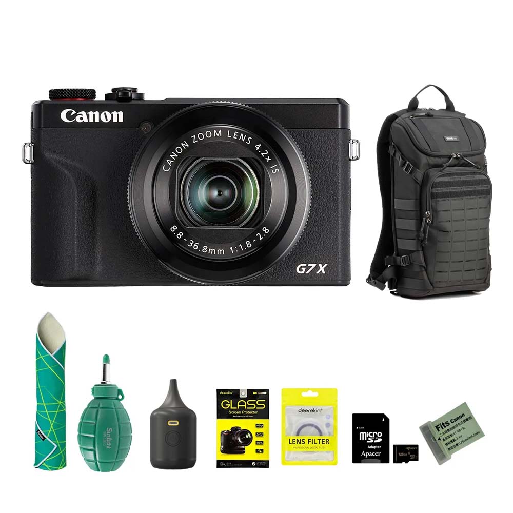 Canon 佳能 PowerShot G7X Mark III 數位相機 黑色 G7XM3 超值組 (公司貨)