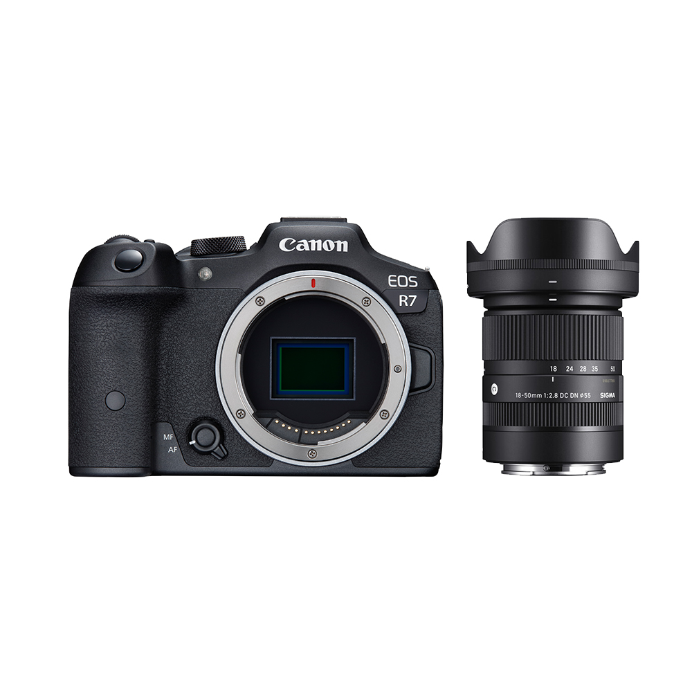 Canon EOS R7 + Sigma 18-50mm F2.8 DC DN (公司貨)