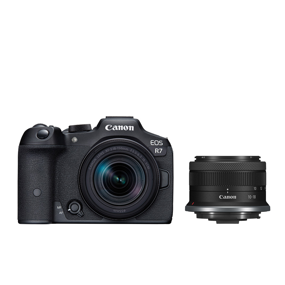 Canon R7+RF-S 18-150 STM+RF-S 10-18mm STM (公)