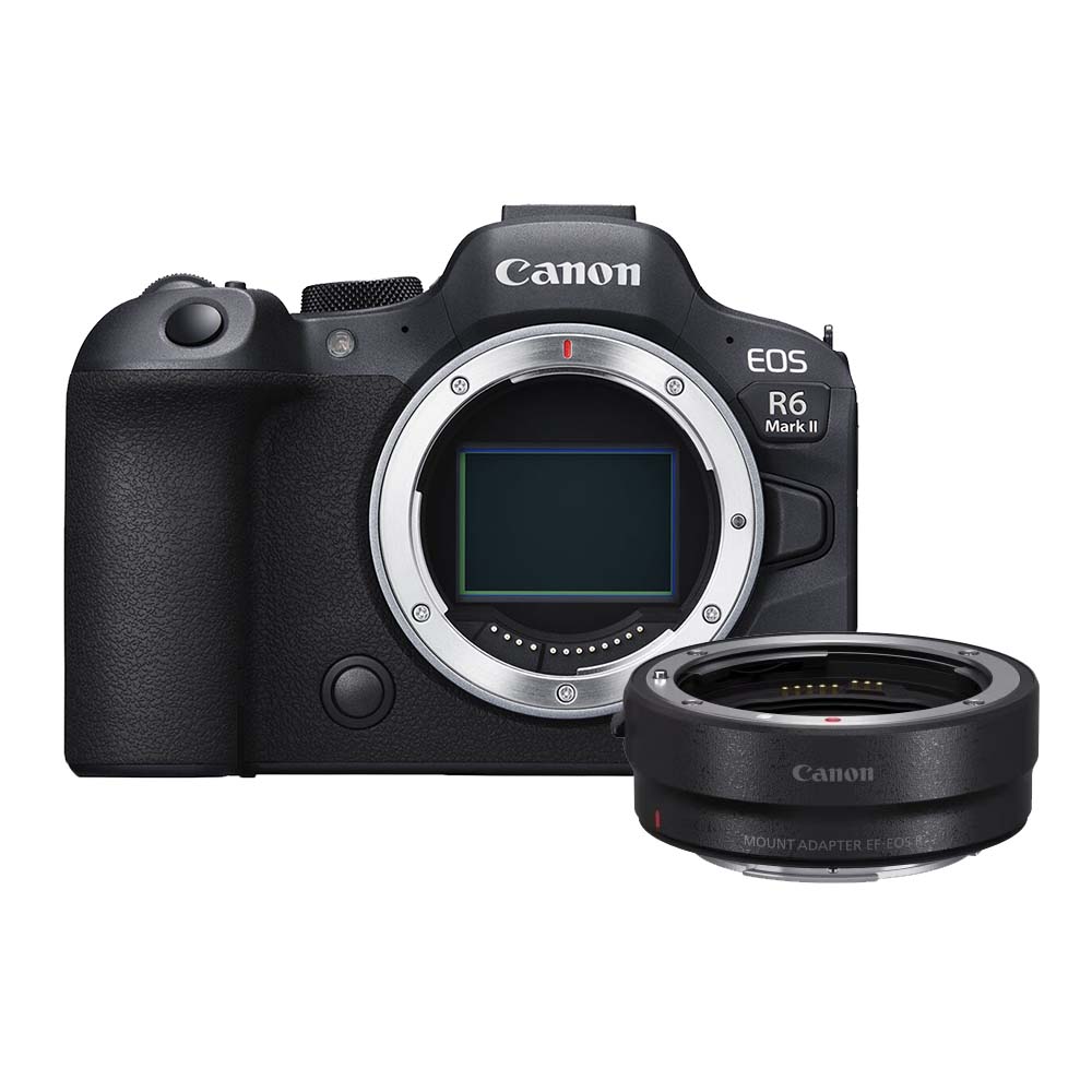 Canon EOS R6 Mark II 單機身 +EF-EOS R 轉接環(公司貨)