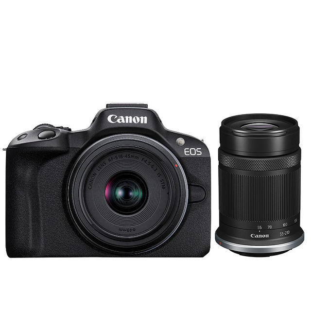 Canon EOS R50+RF-S18-45mm+ RF-S55-210mm STM 雙鏡組 公司貨