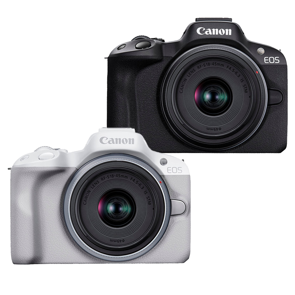 Canon EOS R50 + RF-S18-45mm F4.5-6.3 IS STM 單鏡組 公司貨