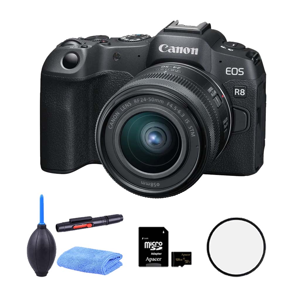 Canon 佳能 EOS R8 + RF-S 24-50mm f/4.5-6.3 IS STM 鏡頭套組 公司貨