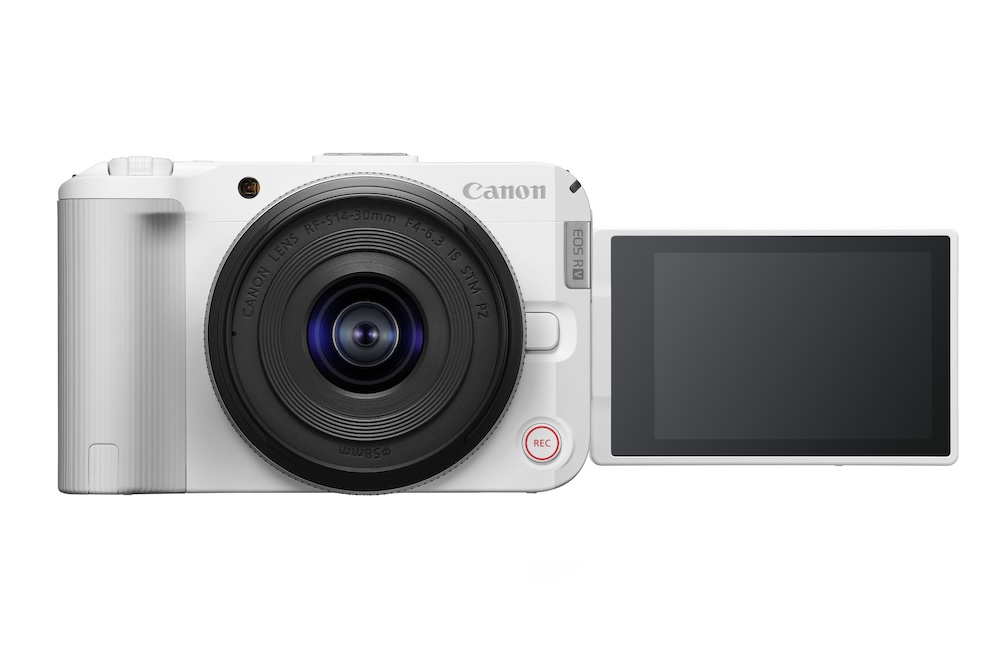 Canon 佳能 EOS R50 V + RF-S14-30mm f/4-6.3 IS STM PZ 白色 公司貨