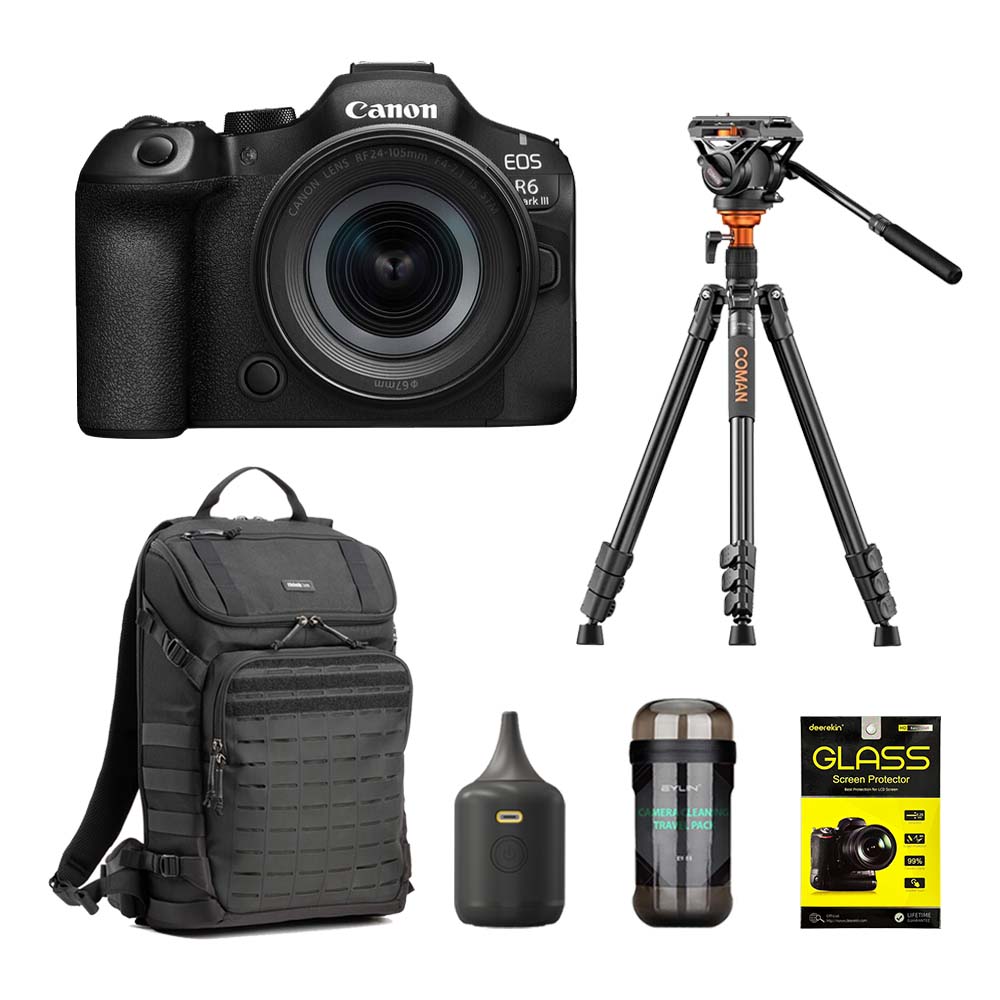 Canon 佳能 EOS R6 Mark III + RF 24-105mm F4-7.1 STM 單鏡組 R6m3 超值組 (公司貨)