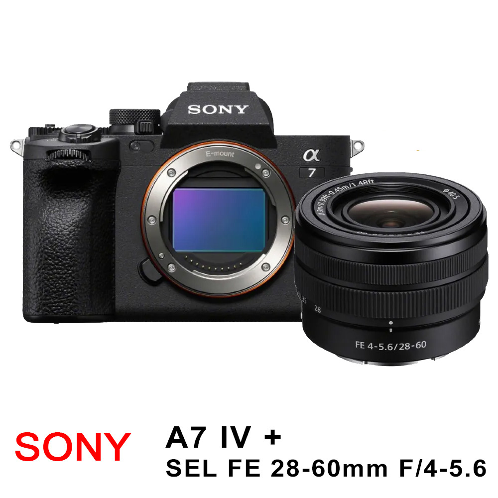 SONY 索尼 A7IV BODY單機身+FE28-60mm變焦鏡*(中文平輸)