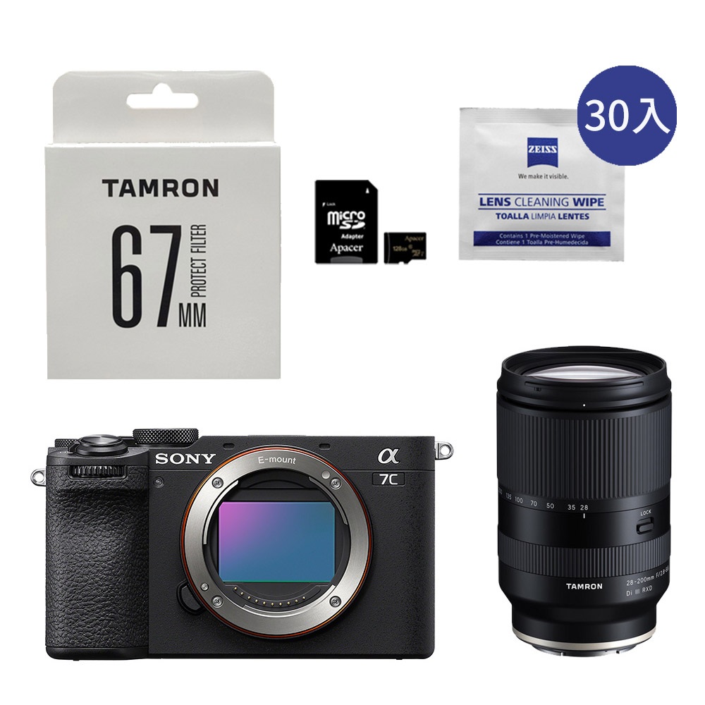 SONY 索尼 ILCE-7CM2 A7C II 黑色+ TAMRON 28-200mm A071 (公司貨)