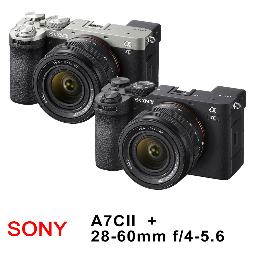SONY 索尼 ILCE-7CM2/A7C II/A7C2 BODY 單機身+FE28-60mm( 平行輸入)