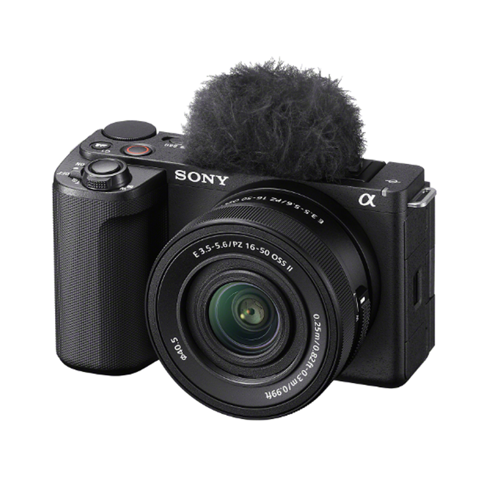 SONY Vlog camera ZV-E10 II + SELP16502 標準單鏡組 黑 (公司貨) ZV-E10M2K
