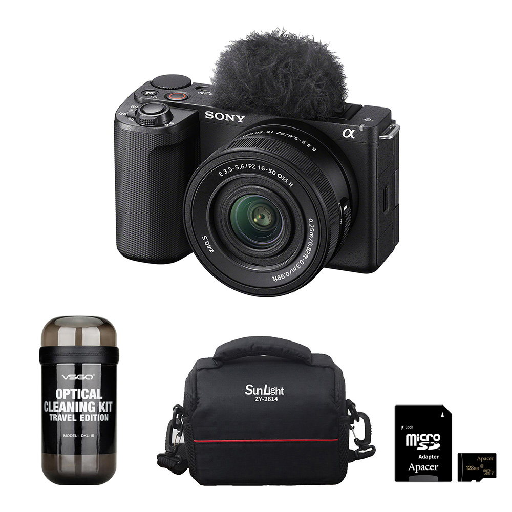 SONY 索尼 ZV-E10 II + SELP16502 數位單眼相機 ZV-E10M2K 黑色超值組 (公司貨)