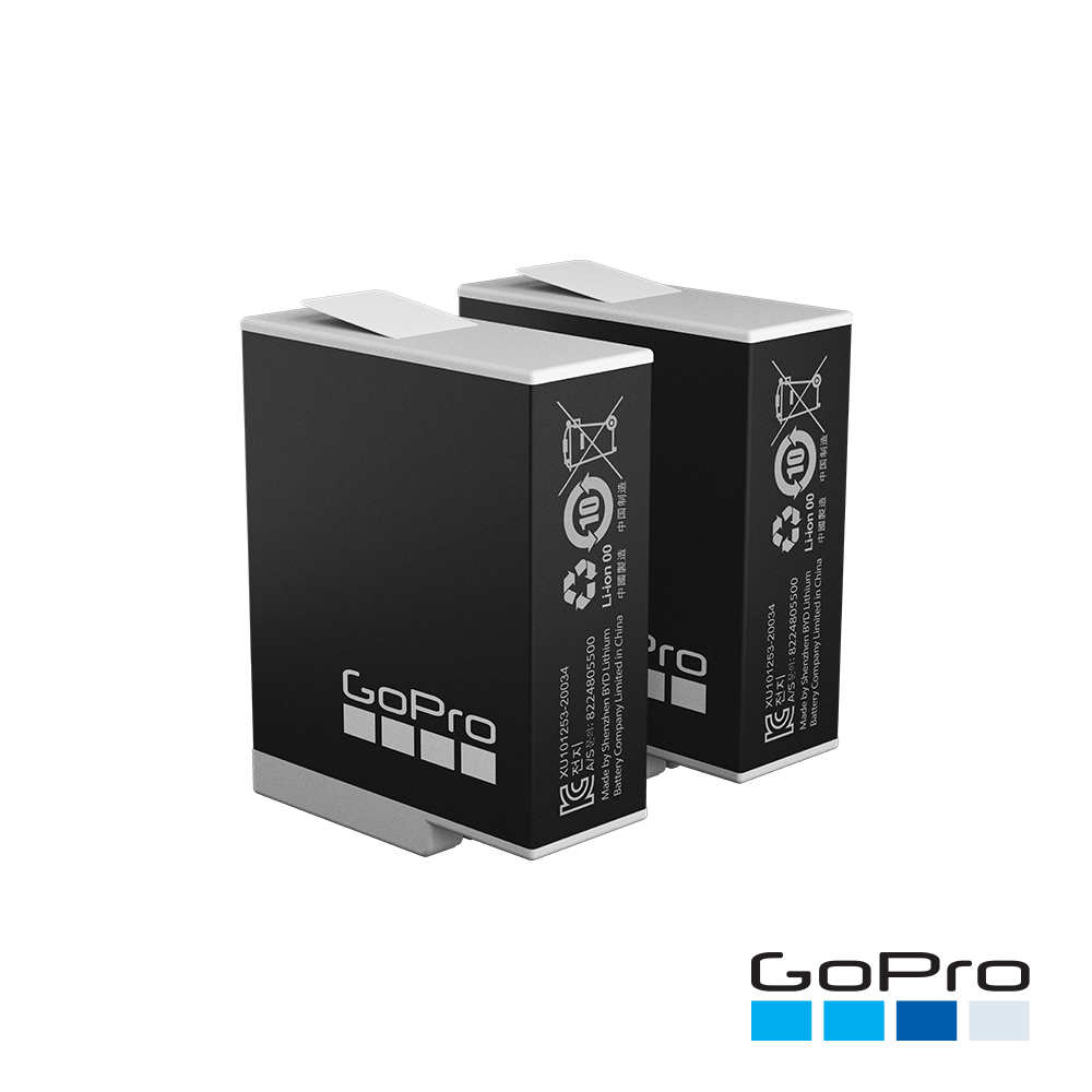 GoPro-ENDURO高續航電池2入組ADBAT-211(HERO9/10 Black專用)(公司貨)