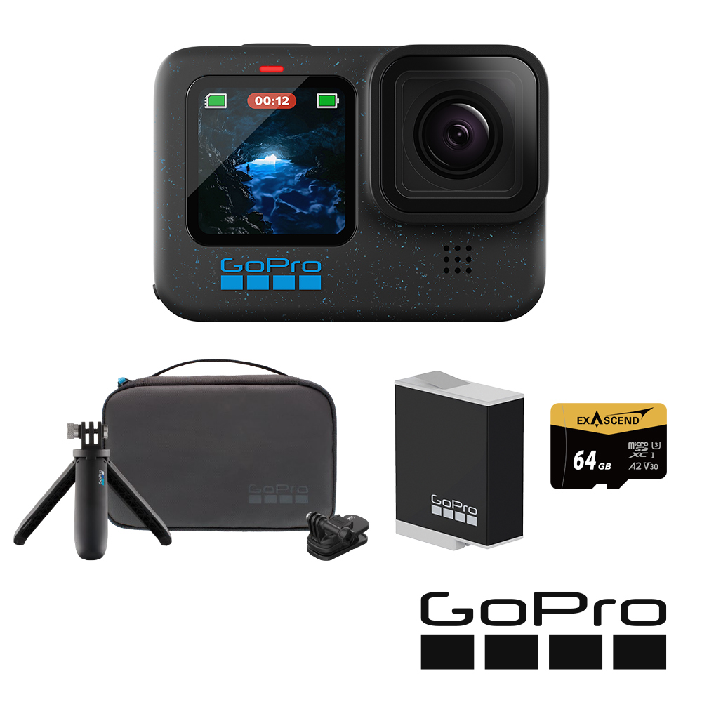 GoPro HERO12 Black 旅遊輕裝套組 公司貨