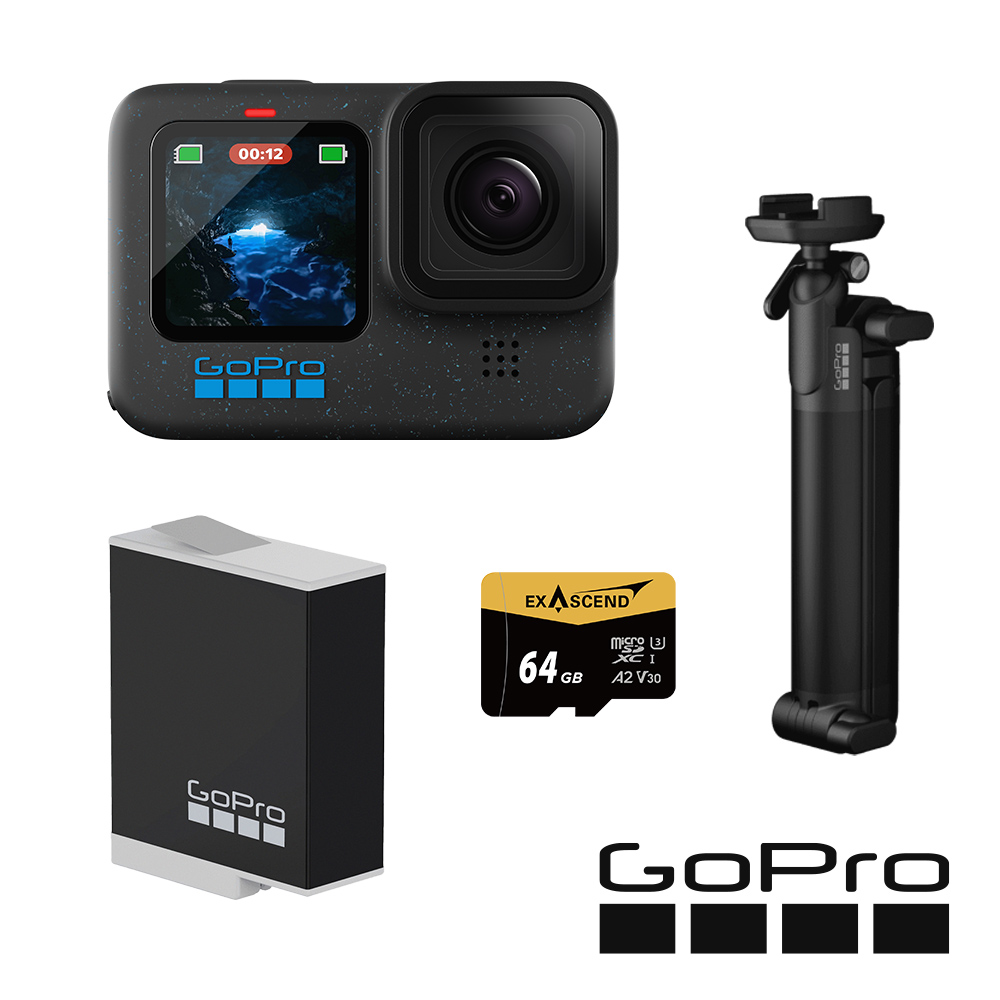 GoPro HERO12 Black 三向輕裝套組 公司貨