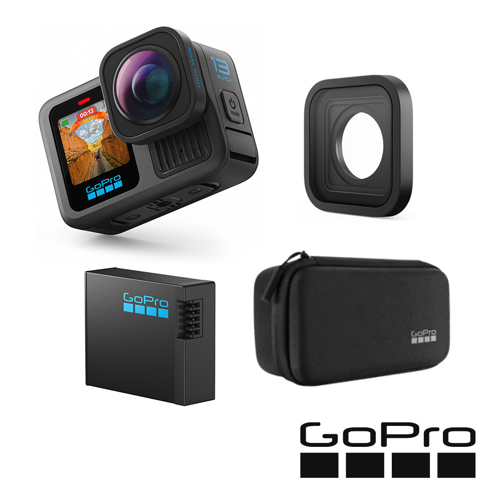 GoPro HERO13 Black 超廣角鏡頭套組 公司貨