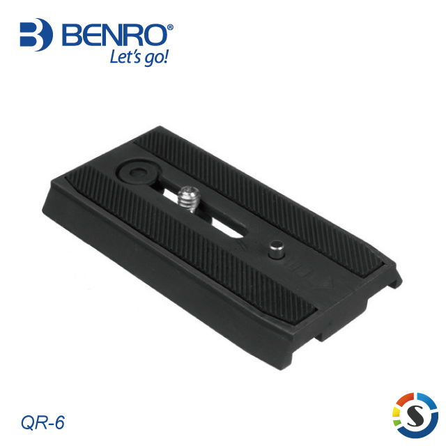 BENRO百諾 QR-6 雲台快拆板(勝興公司貨)