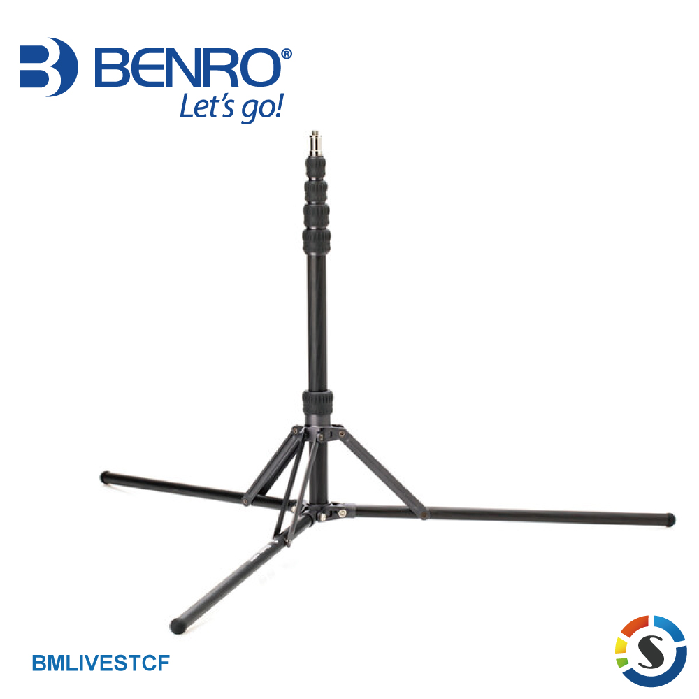 BENRO百諾 BMLIVESTCF 碳纖維燈架/直播支架(勝興公司貨)