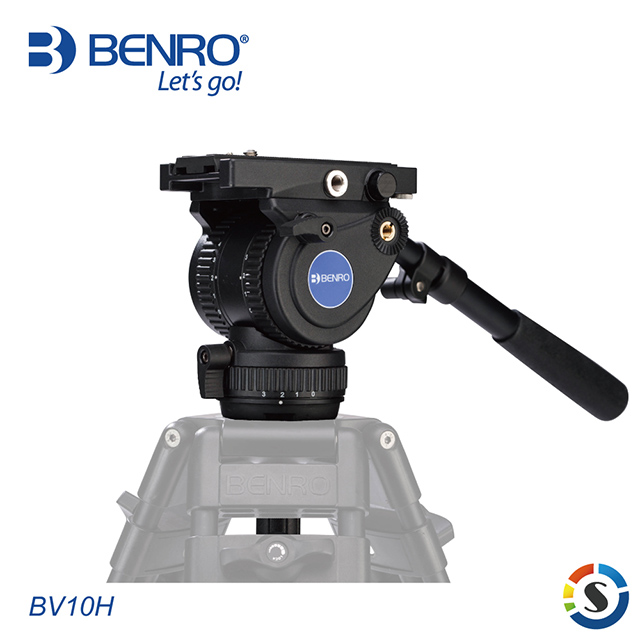 BENRO百諾 BV10H 專業攝影油壓雲台(100mm球碗)(勝興公司貨)