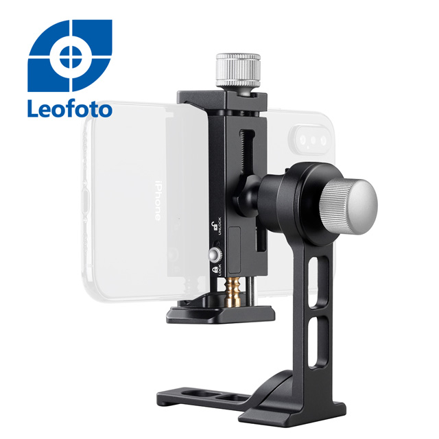 Leofoto徠圖 720度旋轉手機支架套組PC-90Ⅱ+PS-1