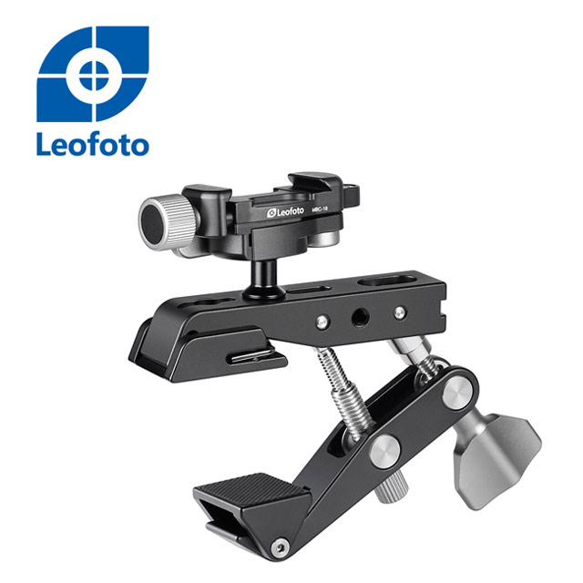 Leofoto徠圖 MC-100 攝影鉗式固定夾具+MBC-18 迷你球型雲台