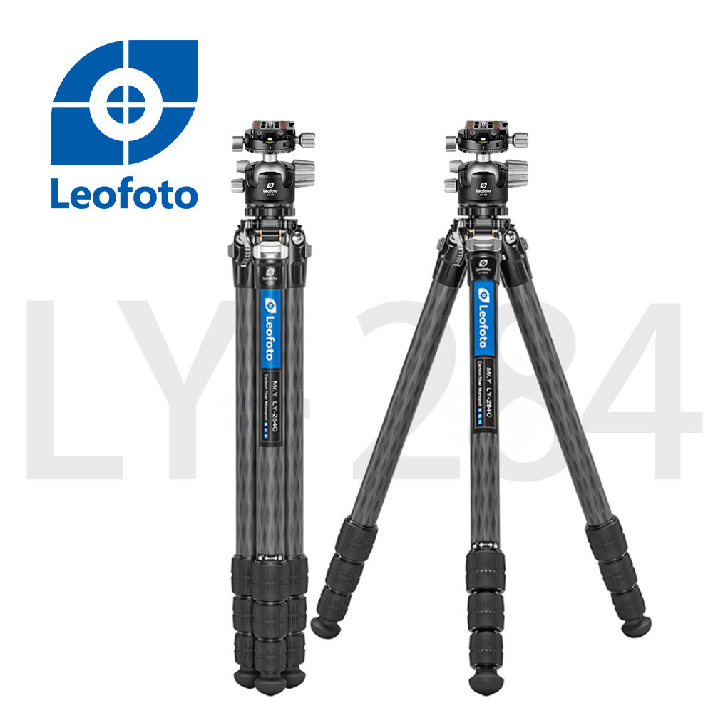 Leofoto徠圖 LY284C+LH36R氫氣系列4節碳纖維三腳架(含雲台)