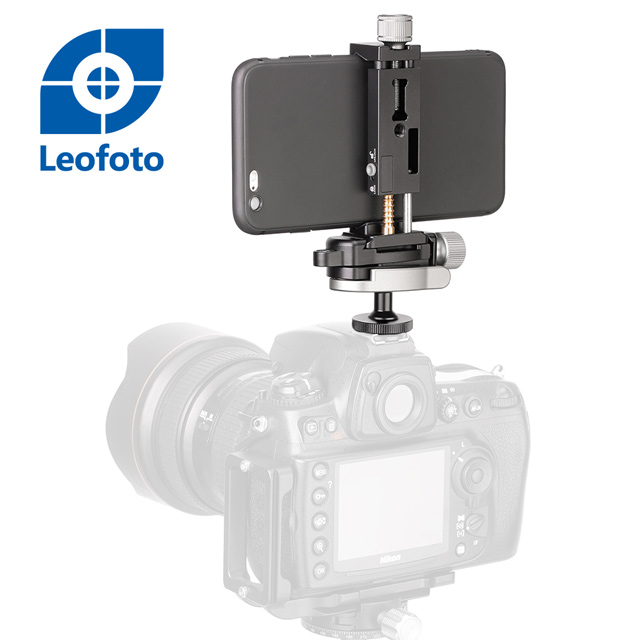 Leofoto徠圖 FA-01+MBC-18+PC-90II單眼相機熱靴連接手機套組