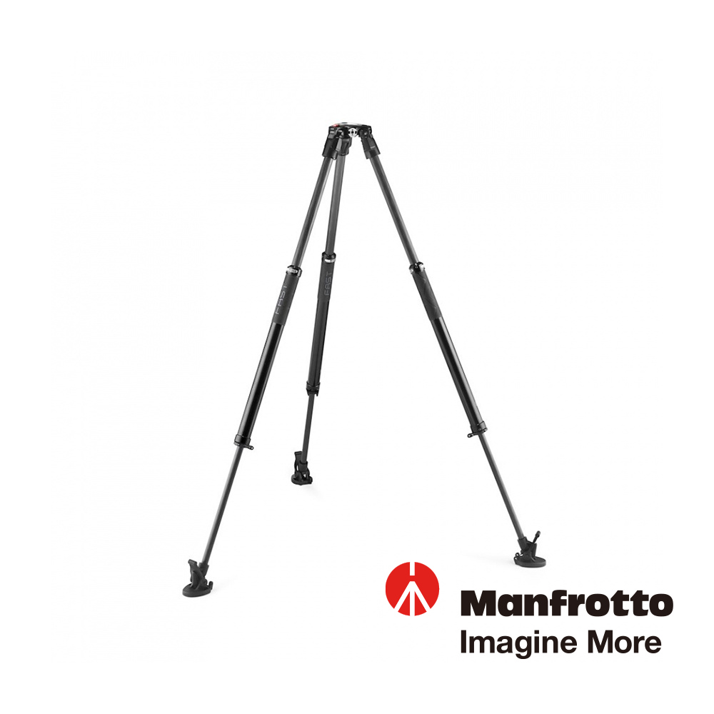 Manfrotto 635 FST 碳纖維單管三腳架-75mm