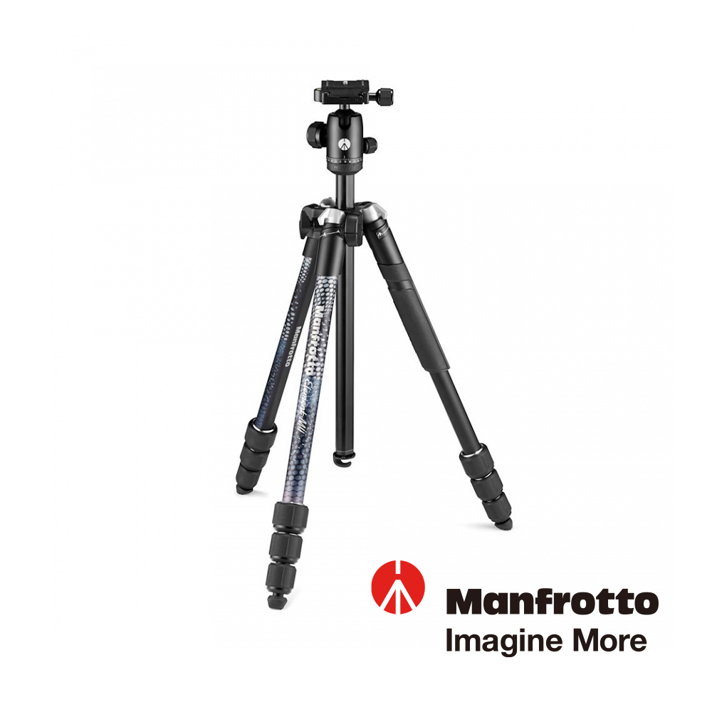 Manfrotto Element MII 鋁合金旅行三腳架套組-黑色