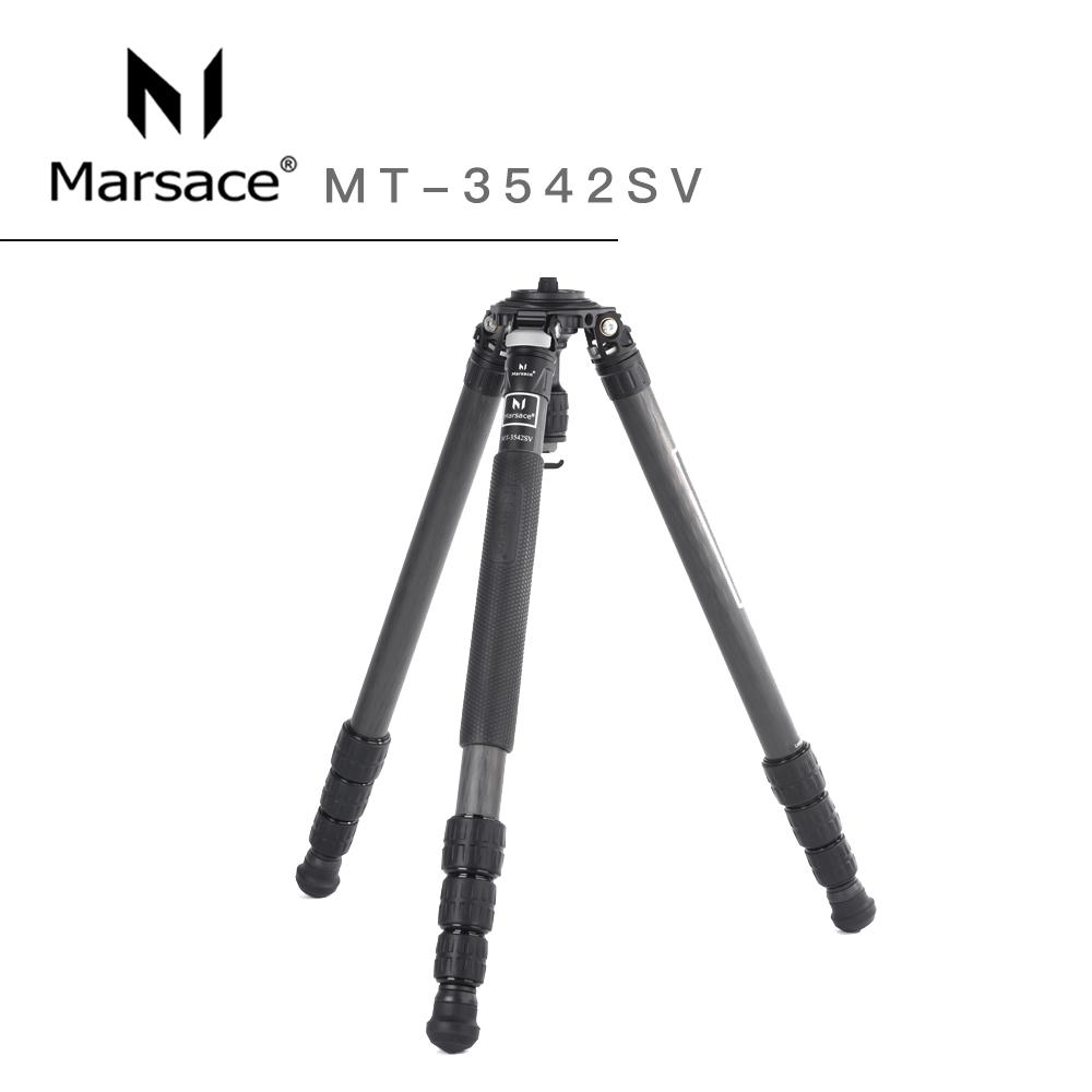 【Marsace 馬小路】Marsace MT-3542SV 3號四節碳纖維系統三腳架 (總代理公司貨)