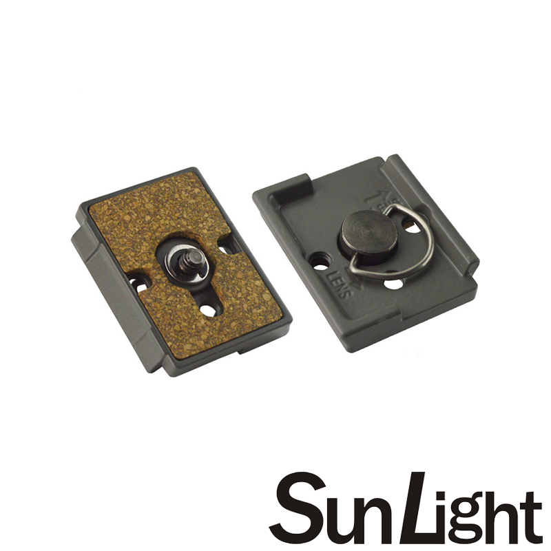 SunLight 200PL-14B 快拆板 軟木墊 快裝板 1/4螺絲 For manfrotto 曼富圖雲台