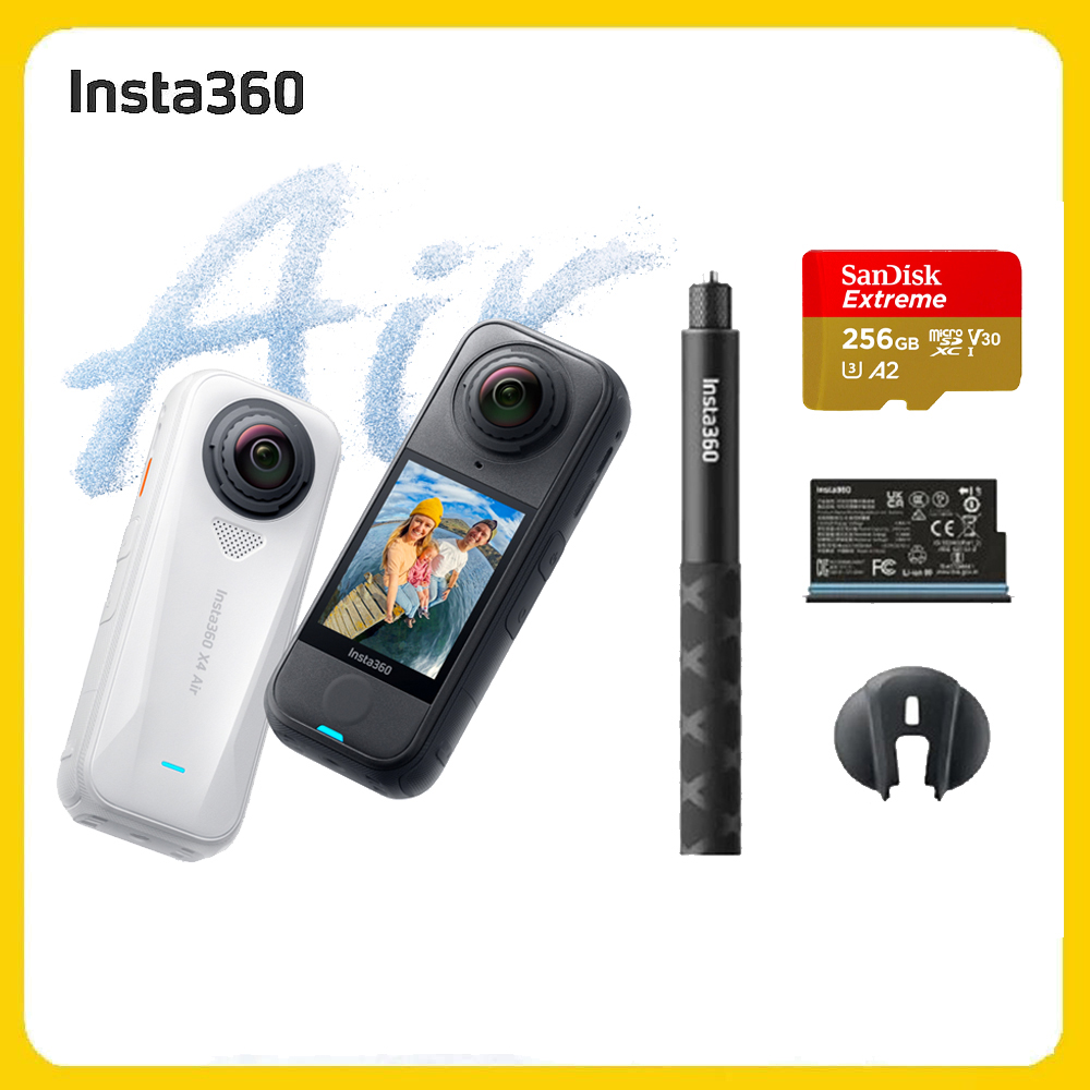 Insta360 X4 Air 8K全景運動相機 256G-入門套裝 (先創公司貨)