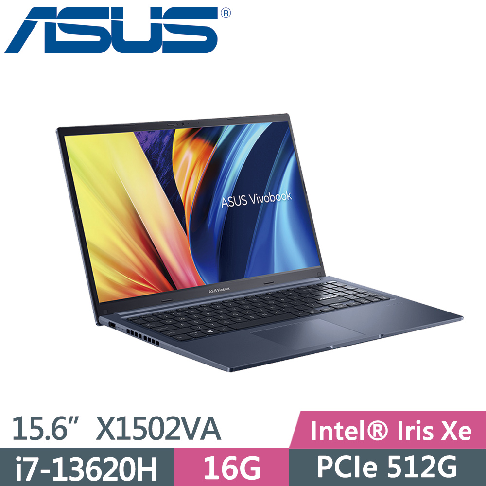 ASUS Vivobook 15 X1502VA-0221B13620H 藍(i7-13620H/16G/512G/FHD/W11/15.6)