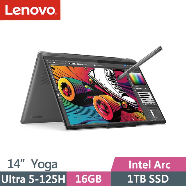 Lenovo Yoga 7 2 in 1 83DJ002LTW (Ultra 5-125/16G/1TB/Win11/14吋) AI筆電