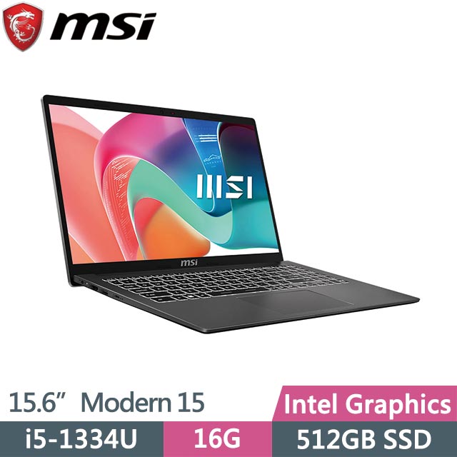 MSI 微星 Modern 15 F13MXG-1024TW (i5-1334U/16G/512GB/Win11/15.6吋)