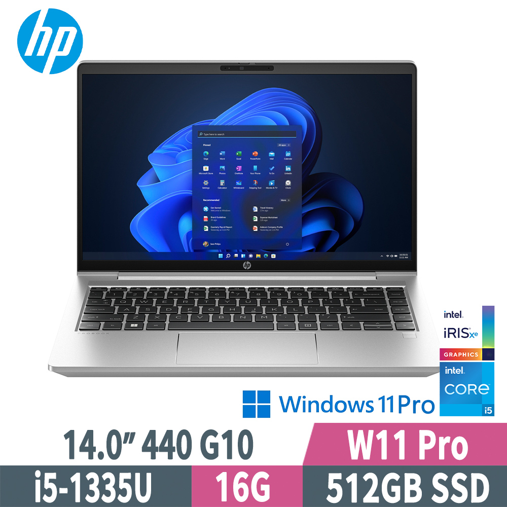 HP ProBook 440 G10 8G0L2PA (i5-1335U/16G/512G SSD/W11P/14)