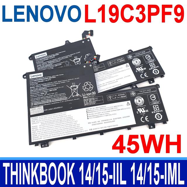 LENOVO L19C3PF9 聯想電池 THINKBOOK 14-IIL 14-IML 15-IIL 15-IML