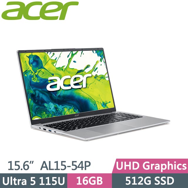 ACER 宏碁 Aspire Lite 15 AL15-54P-576Z (Ultra 5 115U/16GB/512GB/Win11/15.6吋) 筆電