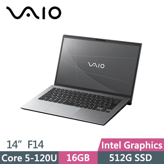 VAIO F14 VJF142W051WH 深灰 (Core 5-120U/16G/512GB SSD/Win11P/14吋) 筆電