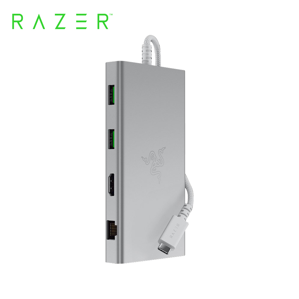雷蛇Razer USB C Dock - 11-in-1 Multiport Adapter(銀)擴充塢