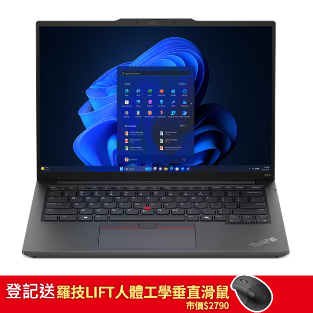 Lenovo ThinkPad E16 Gen 2 21MAS01X00 黑 (Ultra7 155H/16G/1TB PCIe/W11/WUXGA/16)