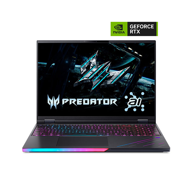 ACER 宏碁 Predator Helios 16吋 AI電競筆電 黑(Ultra9 275HX/32G/1TB/RTX5090-24G/WIN11/PH16-73-93YM)