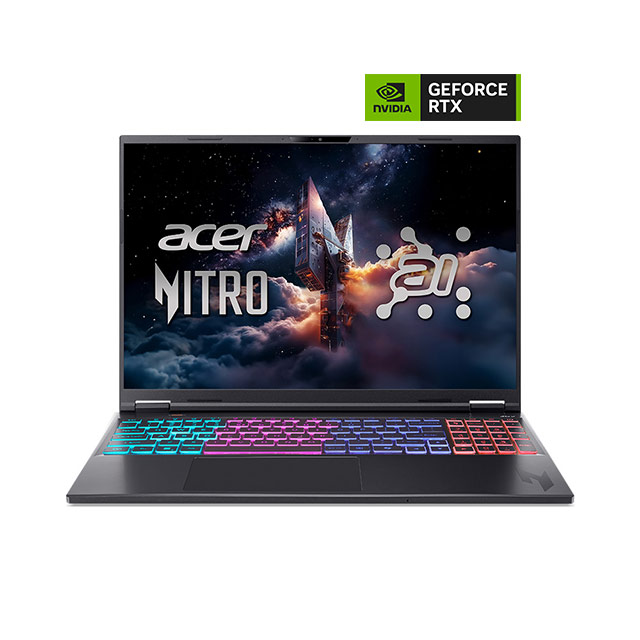 ACER 宏碁 Nitro 16吋 電競筆電黑(R9-365/16+16G/1TB/RTX5070-8G/W11/AN16S-61-R23D)