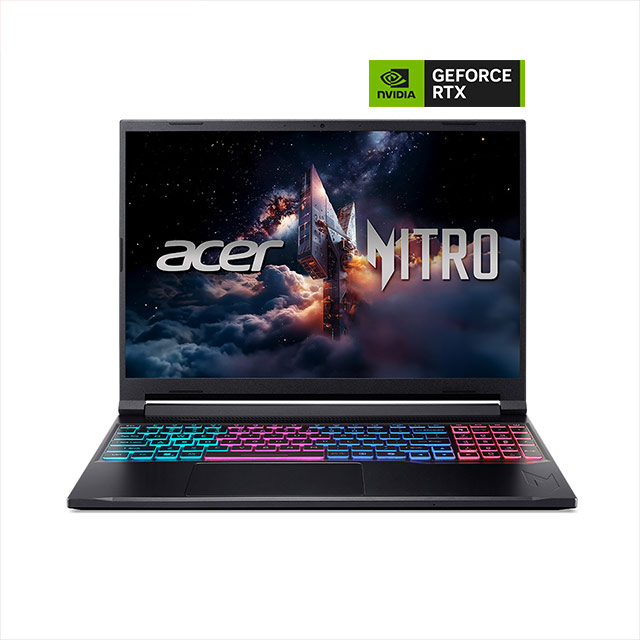ACER 宏碁 Nitro V 16吋 電競筆電黑(R5-240/16GB/512GB/RTX5050-8G/W11/ANV16S-41-R14L)