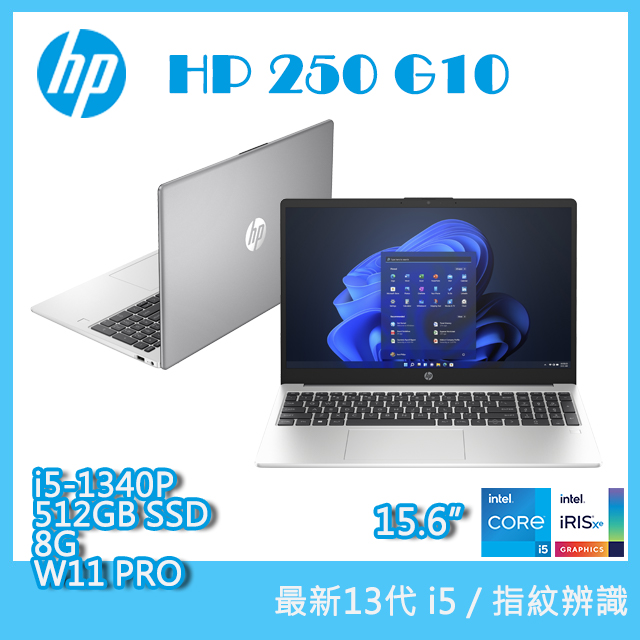 (商)HP 250 G10 (i5-1340P/8G/512GB SSD/W11P/FHD/15.6)