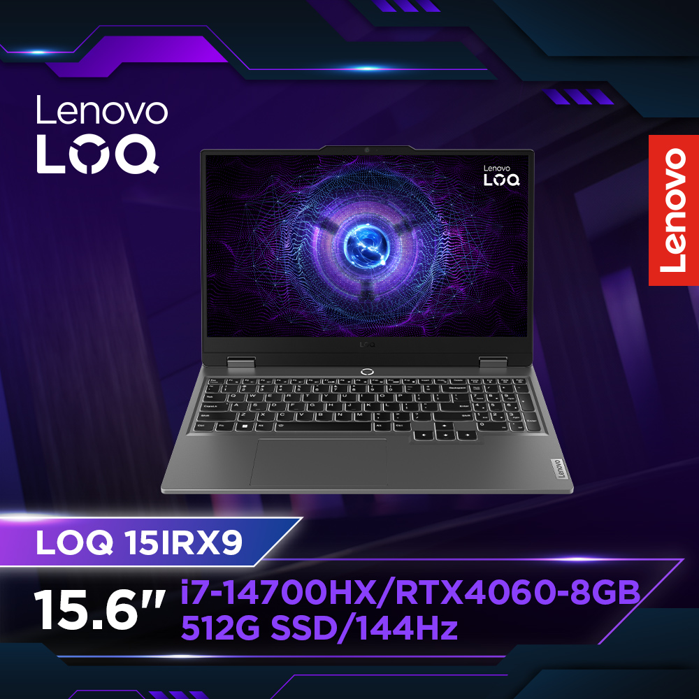 Lenovo LOQ 15IRX9 83DV0123TW (i7-14700HX/16G/RTX 4060/512G SSD/W11/FHD/144Hz/15.6)