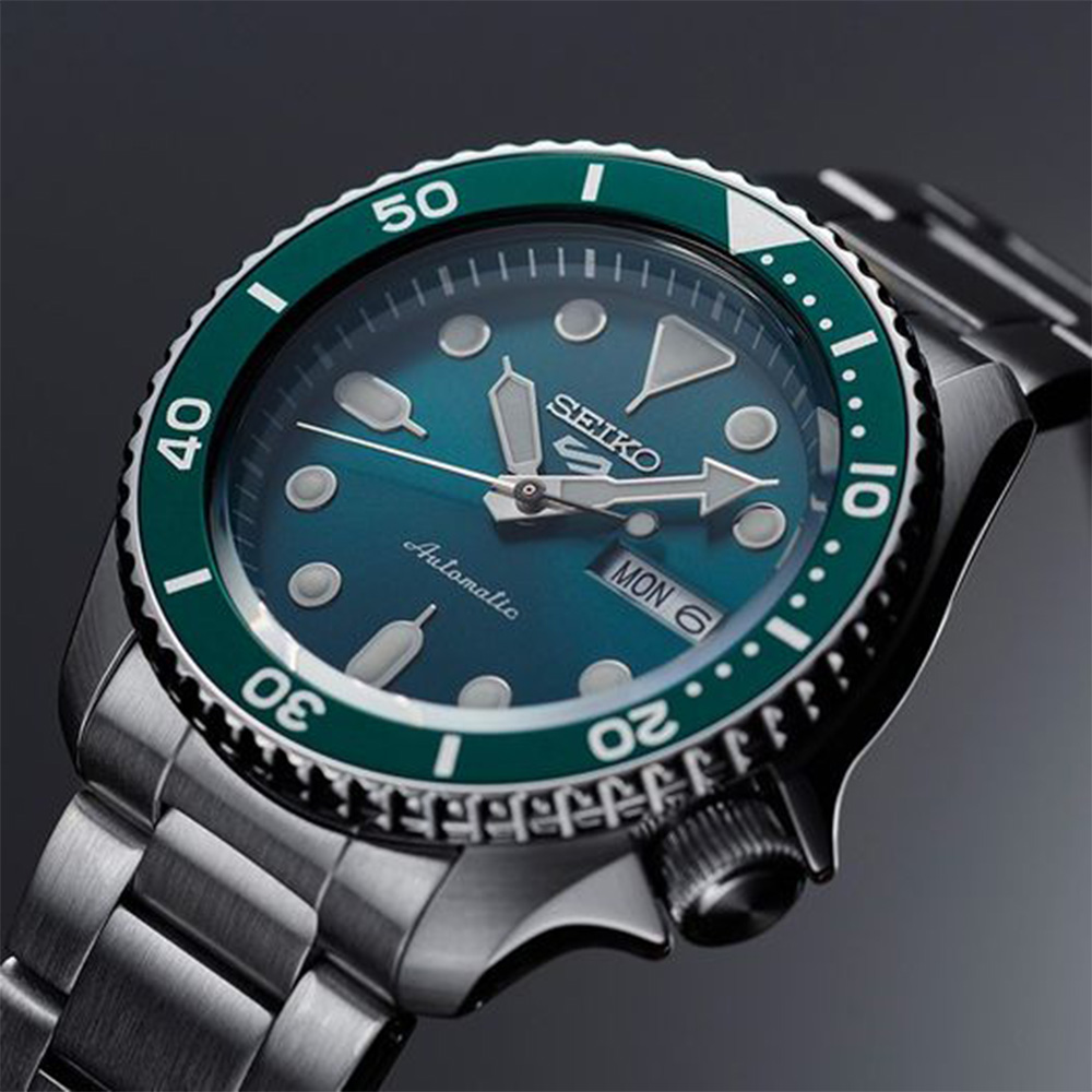 SEIKO 精工 5 Sports系列 Lineup 綠水鬼 機械腕錶 (SRPD61K1/4R36-07G0M)