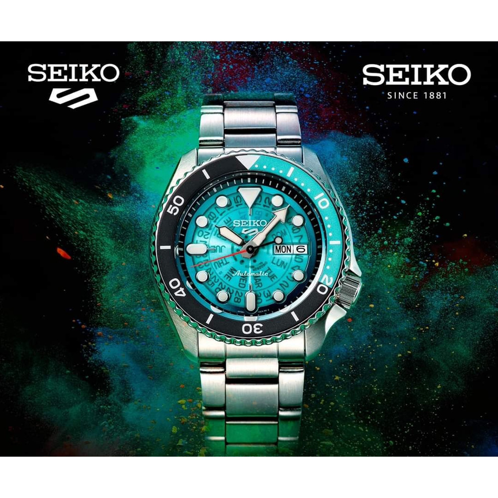 SEIKO 精工 5 Sports 1970復刻 機械腕錶-4R36-13N0B(SRPJ45K1)42.5mm