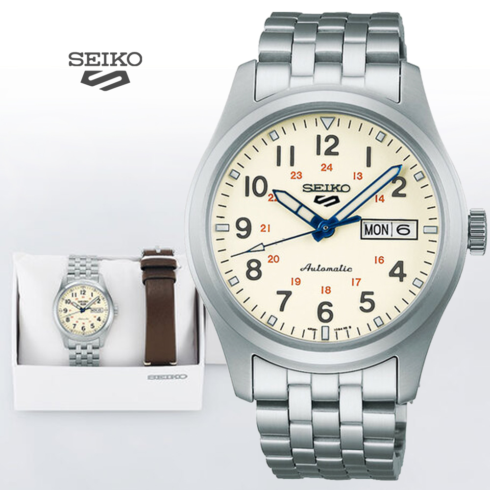 SEIKO 精工 5 Sports 製錶110周年限量款 機械錶-39.4mm(SRPK41K1/4R36-15L0S)